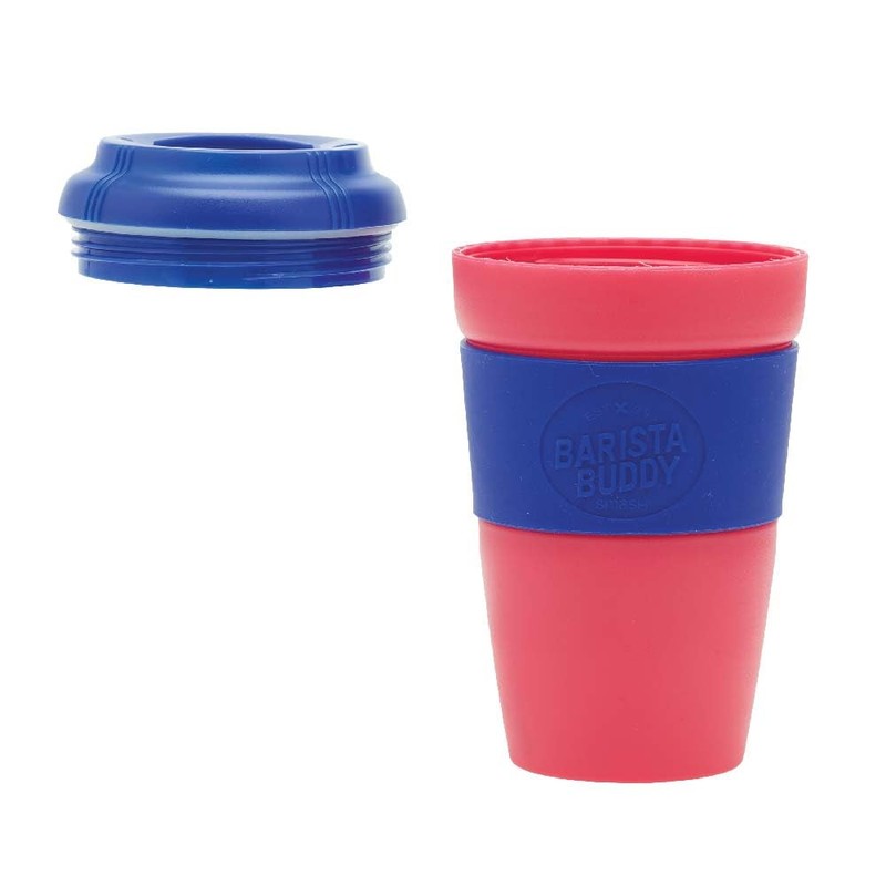 Smash Barista Buddy Reusable Coffee Cup 390ml Pink