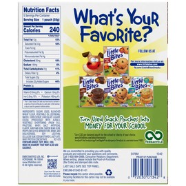 Entenmann's Little Bites Fudge Brownie Mini Muffins | 2 pack (10 pouches total)