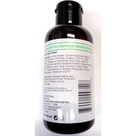 Vineen- Skin Nutrition Botanicals - Gel limpiador facial equilibrante con aceite de árbol de té y ácido salicílico, 4 oz (118 ml), 4 onzas