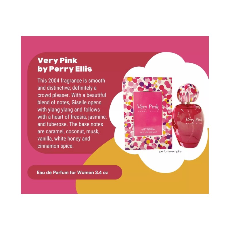Very Pink by Perry Ellis perfume for women EDP 3.3