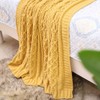 Battilo Knitted Chenille Throw Blanket for Sofa and Couch, Lightweight,