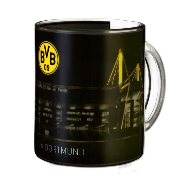Borussia Dortmund, Verre magique, noir-jaune, 1 Unité (Lot de 1)