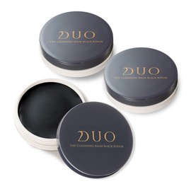 Duo The Cleansing Balm, Black Repair, Black Balm, Cleansing, Pores, Blackheads, Makeup Remover, Skin Care, Waterproof, No Need for Face Washing, Eyelash Ek, Moisturizing, 0.6 oz (18 g) x 3 Piece Set
