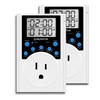 [2 Pack] Timer Outlet, Nearpow Multifunctional Infinite Cycle Programmable Plug-in