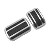 2pcs Accelerator Pedal Brake Footrest Pad Aluminum Alloy Replacement for