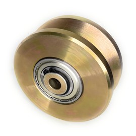 4 Pack-4" V Groove Wheel Double Bearing Sliding Gate 3000 Lbs Roller Slide+Screw