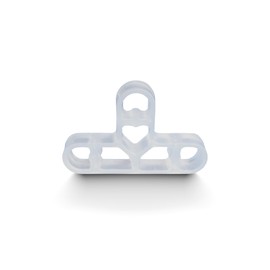 3/8 Inch Brick Veneer Mortar Grout line Tool Plastic Tile Spacers 220 Pack Transparent Grout Line Spacers for Red Wall Tiles, Durable DIY Tile Leveling System Accessories