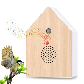 Vogelgezwitscher Bewegungsmelder, Vogelgezwitscher Box Toilette Bewegungsmelder Naturgeräusche Box mit Wandhalterung Soundbox Naturgeräuschebox Vogel Gesang für Bad Spa Gäste WC und Entspannung
