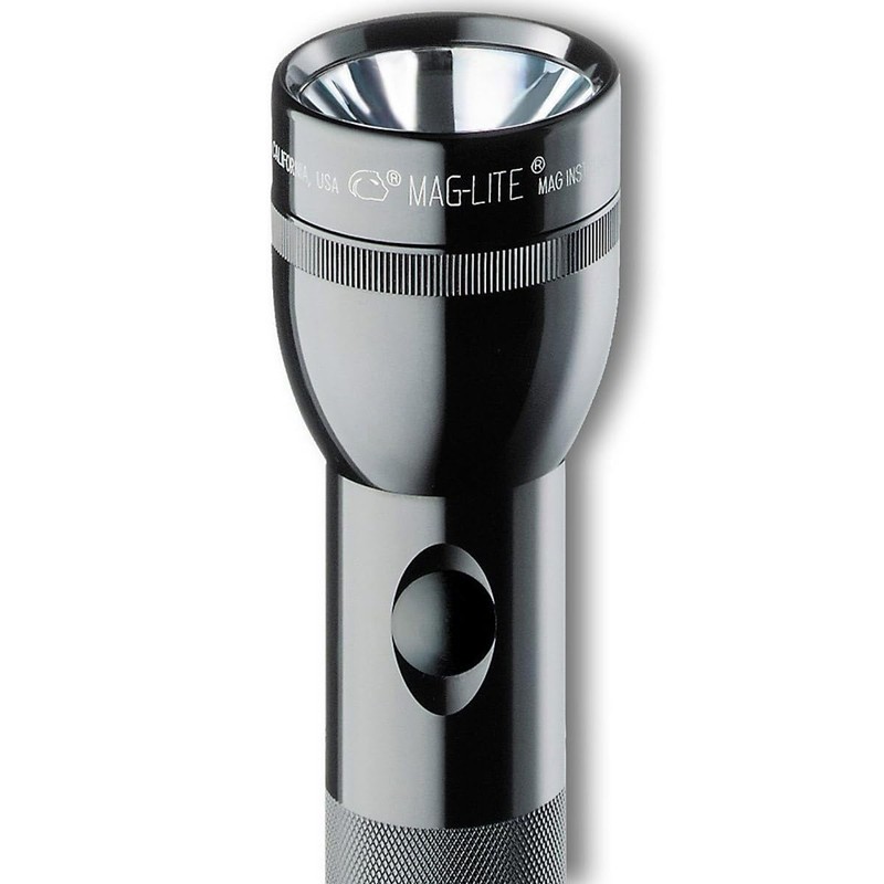 Maglite Heavy-Duty Incandescent 6-Cell D Flashlight in Display Box, Black