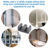 INCREWAY 4PCS Framed Sliding Silicone Shower Door Bumpers Suitable for