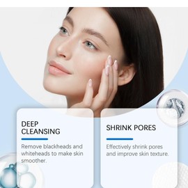 Exfoliating Cleansing Pads, Exfoliating Toner Pads - Blackhead Removing Cleansing Pads, Cleansing Pads With Hyaluronic Acid And Niacinamide, Facial Exfoliating Toner Pads