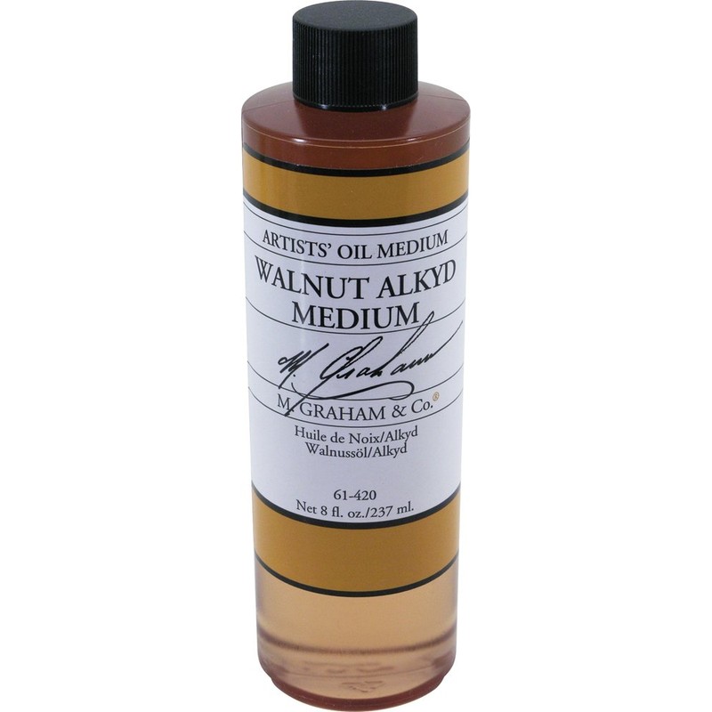 M. Graham 8-Ounce Walnut/Alkyd Medium