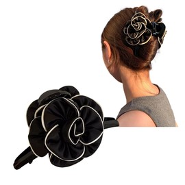 FASELE Hair Clip, Hair Clip, Hair Clip, Elegant, Adult, Cute, Gentle Hair Ornament, Camellia, Women's, Fashionable, Daily Use, For Commuting to Work or School, Birthdays, Recitals, Weddings, Graduation Ceremonies, School Entrance Ceremonies, Parties, Ann