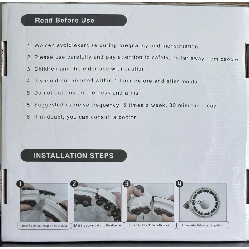 Matino Smart Hula Hoop Weighted Exercise Hula Hoop Ab and