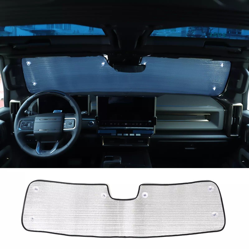Carworld66 For Hummer EV SUV 2024-2025 Car Windshield Sunshade Anti-UV