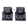 CY Adapter 2pcs/lot SATA 7Pin Male to SATA 7pin Female
