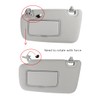 INTGET Driver Side Sun Visor for Nissan Sentra 2013 2014