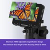 Digital Microscope 4.3in IPS Screen 1000X Inspection Microscope with LED