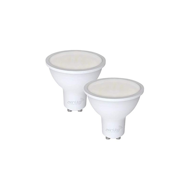 2 FOCOS SMART LED WiFi GU10 6W RGB CW MULTICOLOR