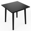 DELAVIN 29.5" Solid Wood Dining Table, Square Kitchen Desk, Modern