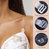AOZUO 5 Pairs Clear Bra Straps for Women, Invisible Adjustable