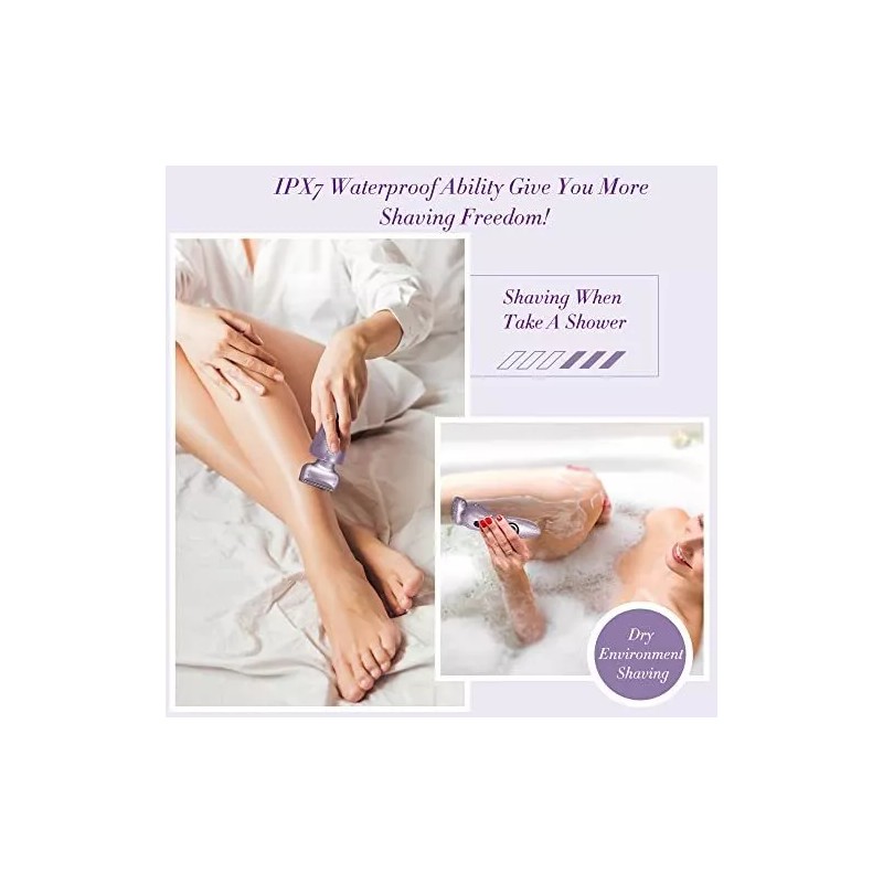 Trimmer Afeitadora Eléctrica Para Mujeres Recargable, Húmeda Y Seca
