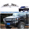 Front Bumper Corner Bezels Replacement Compatible with Hummer H2 2003-2009