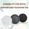 2 Pack of 9.8 Inch Planter Caddies Rolling Saucer Caddy