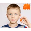 Fruidles Orange Gummi Bears Candy, Fruit Flavors Gummies, Allergy Friendly,