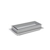 Zion 4" x 10" Flush Mount Floor Registers (Grey)
