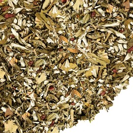 Siberian Green Sea Buckthorn Tea 100g (3.53 oz) w Black Currant leaves Sun Dried Leaves Hippophae Wild Harvested Altai Mountains