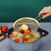 Black Fine Mesh Strainer 3 Piece Set, Black Flour Strainer