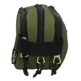 Pepe Jeans Aris Triple Case Green 22x10x9cm Polyester, Green, Triple Case