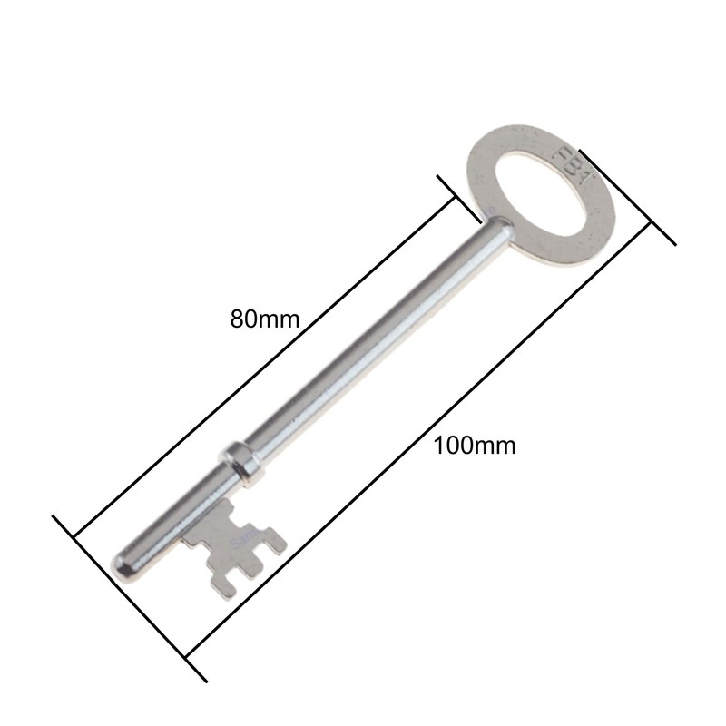 FB1 Key Genuine Original Fire Brigade Mortice Lock Keys, Pack