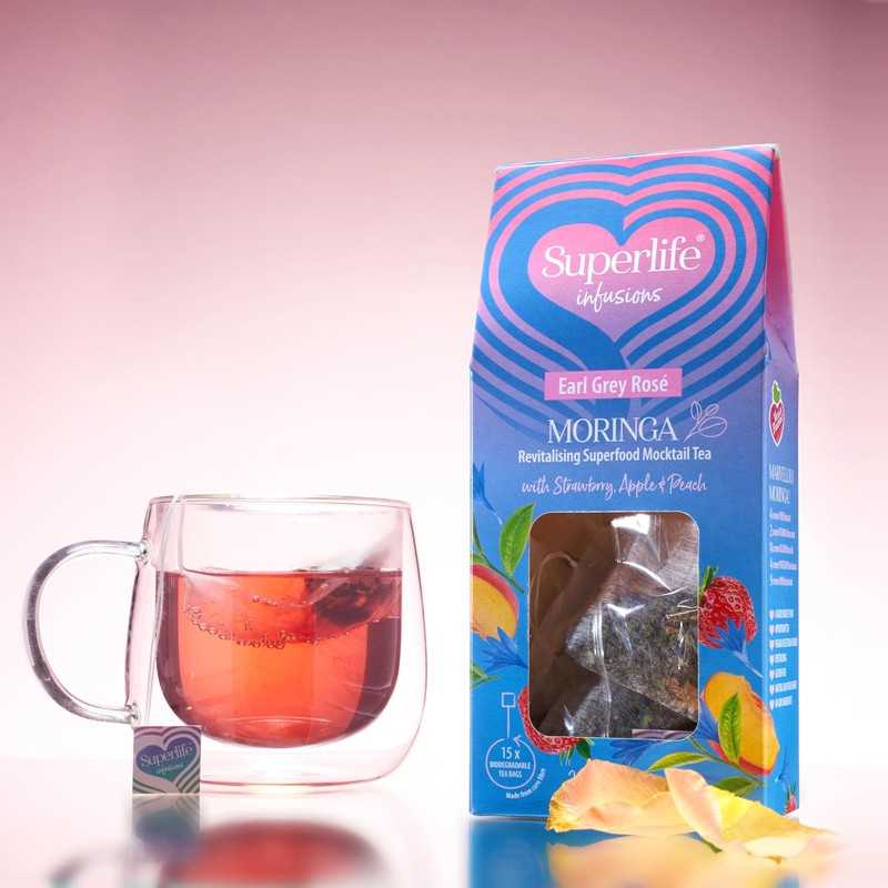 Superlife Infusions Moringa Infused Tea 15 Tea Bags Earl Grey