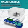SASVY Lab Scale 500g x 0.001g Scientific Scale g/oz/ct/lb High