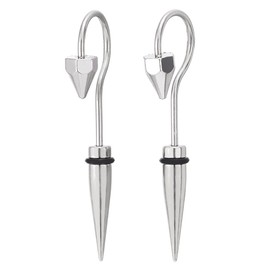 Lange Horn Klaue Ohrstecker Herren Damen Gestüt Ohrringe, Edelstahl, Schraube Wieder, 2 Stück