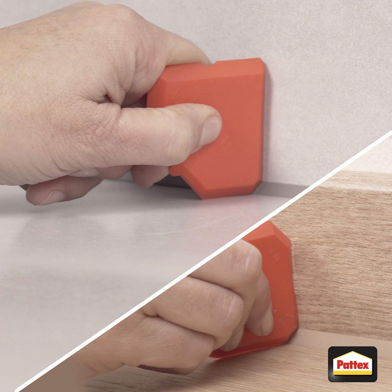 Pattex Grout Smoother Set, 2 Joint Spatulas for Professional Smoothing,