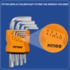 FITTOO Hex Key Set, Allen Wrench Kit 1.5mm, 2mm, 2.5mm,