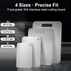 Stainless Steel Cutting Board, Non-Toxic Cutting Board for Kitchen, Latest