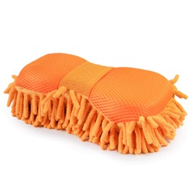cosey - Three-piece microfibre plaster and cleaning set in blue and orange
