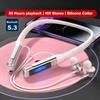 Wireless Neckband Headphones with Microphone – 80-Hour Battery Life and