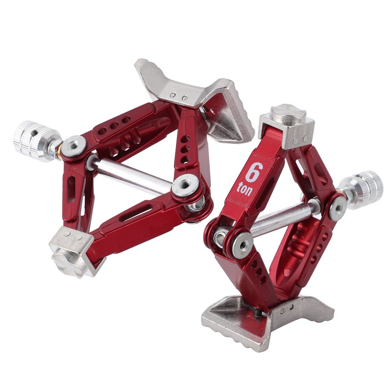 2Pcs Metal Universal Rhombus Adjustable Lifting Jack Accessory for 1/10