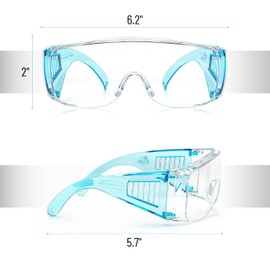 UNCO- Safety Goggles Over Glasses, Protective Goggles, Anti Fog, Work, Safety Glasses Over