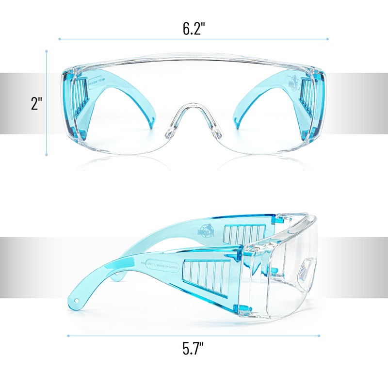 UNCO- Safety Goggles Over Glasses, Protective Goggles, Anti Fog, Work,