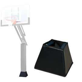 Katop Square Basketball Pole Paddding Fits 8"x8" Pole, 2" Thick Protective Base Pad for Player Safety, UV-Resistant Waterproof Basketball Hoop Padding Outdoor and Indoor