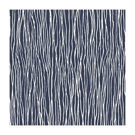 CONCORD WALLCOVERINGS ™ Textured Wallpaper Abstract Featuring Wavy Lines, Blue White, 21 in x 33 Ft (56 sq. ft), SH34530
