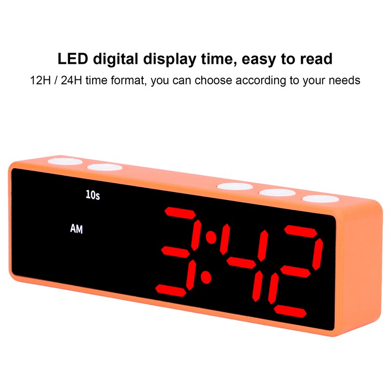 Training Timer LED Digital Timer Multifunctional Electronic Desktop Clock for