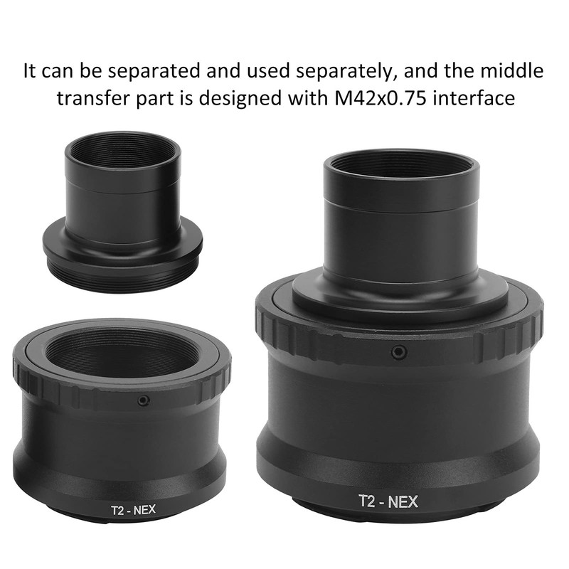 Vbestlife Telescope Adapter Ring 1.25" Astronomical Telescope T-Mount Ring Adapter