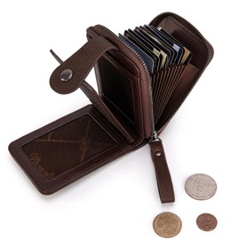 Wrangler Card Case Wallet Small Credit Card Holder for Women Compact Credit Card Wallet with Pocket and ID Window WG178-W004FCF